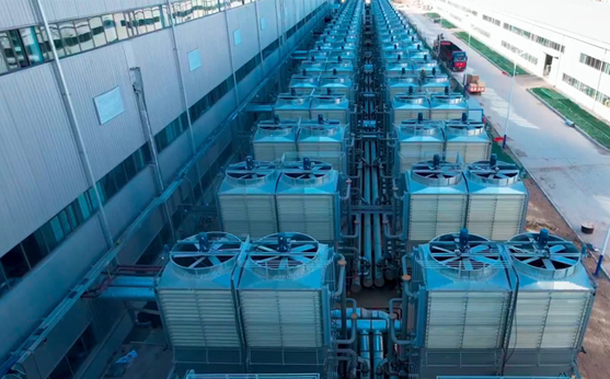 雙良硅材料智能型節(jié)水消霧閉式循環(huán)水冷卻項(xiàng)目